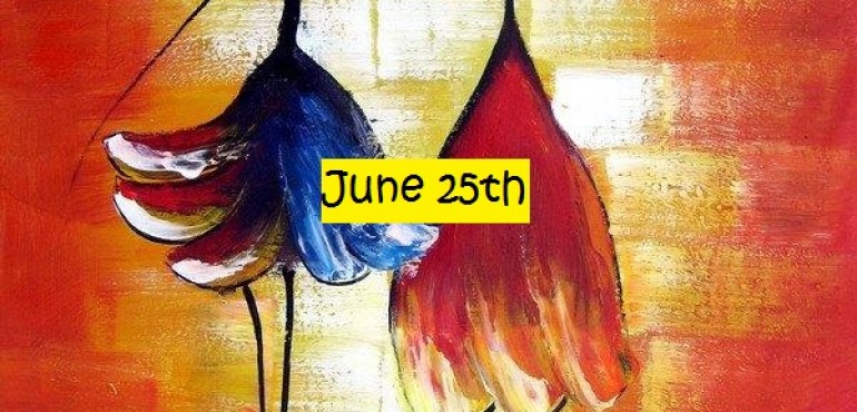 25 JUNE – LUSH’S BRUSH: painting & cocktails