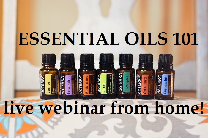 04 MAY 2016: Essential Oils 101 with doTERRA – WEBINAR